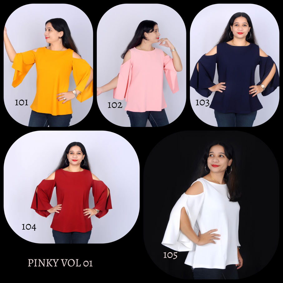 Pinky Vol-1 Designer Tops Catalogue Garment Pinky Vol-1 Designer Tops Catalogue Garment